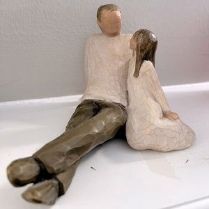 Gently used! Excellent condition! Willow Tree!! Father and daughter set.